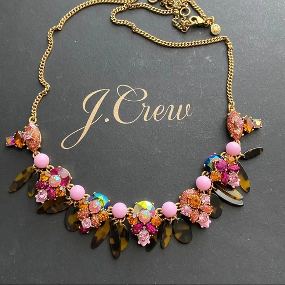 J. Crew long rhinestone necklace - Picture 2 of 8